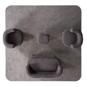 Barel Çay Seti Koltuk Takımı 4'lü Set - Görsel 4