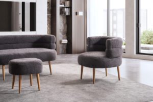 Barel Çay Seti Koltuk Takımı 4'lü Set - Görsel 3