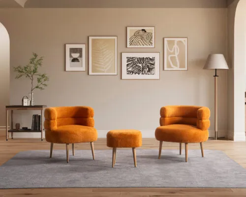 Barel Çay Seti Koltuk Takımı 3'lü Set