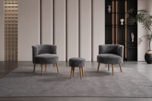 Panda Çay Seti Koltuk Takımı 4'lü Set - Görsel 4