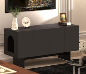 Felix Kedi Tuvalet Mobilyası – Çok Amaçlı Kedi Mobilyası - Görsel 2